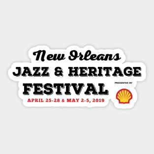 NEW ORLEANS JAZZ AND HERITAGE 2019 OBBY05 Sticker